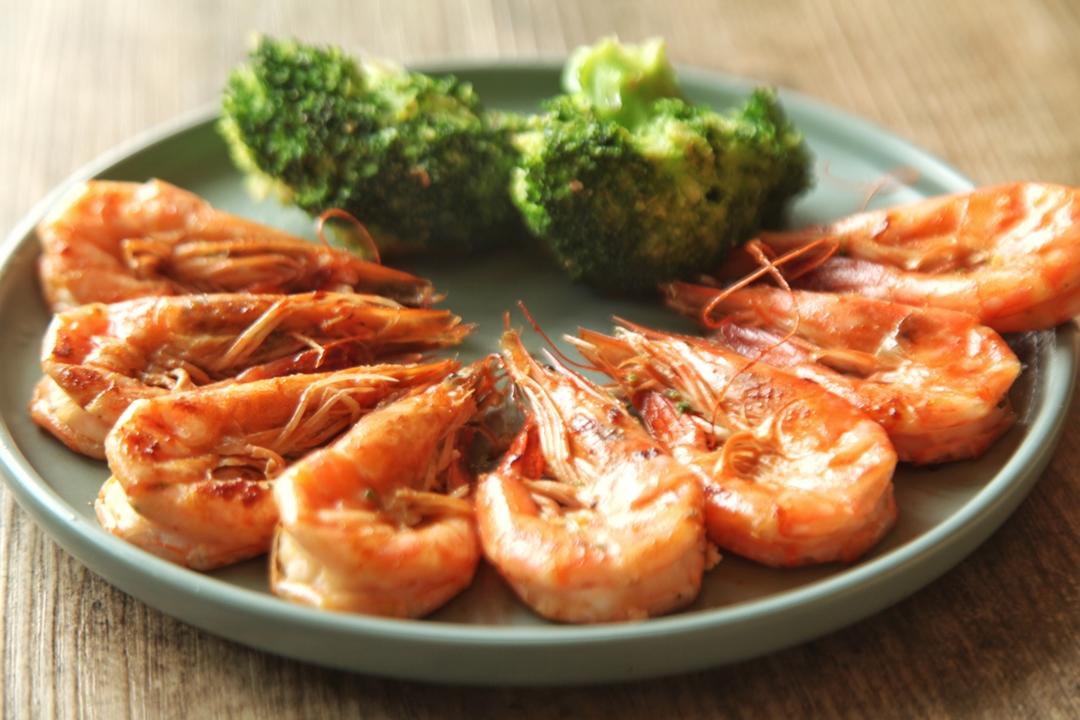 小嗨-sh做的香煎大明虾