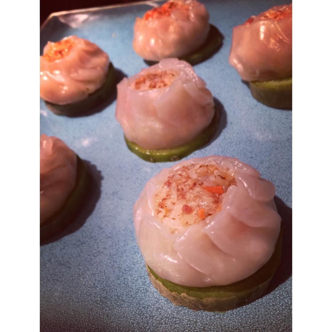 水晶烧麦（终极版，不会挣皮）