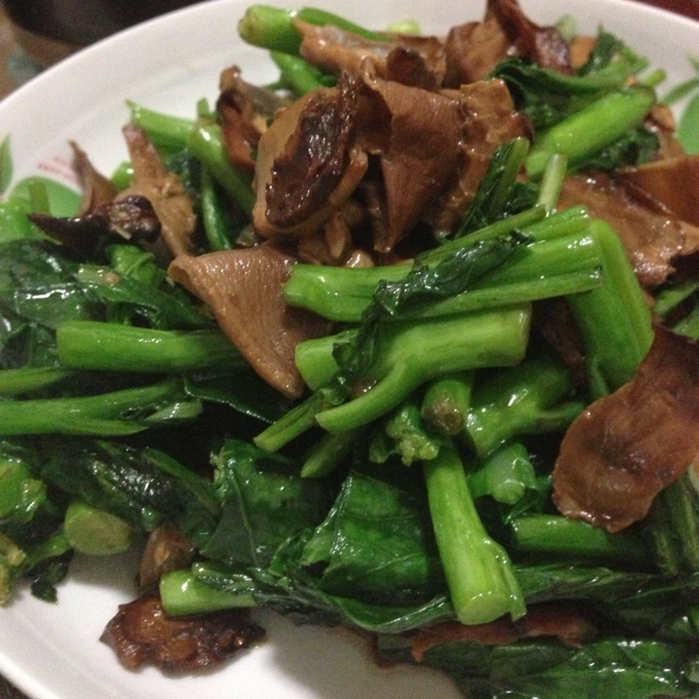 芥兰炒牛肉