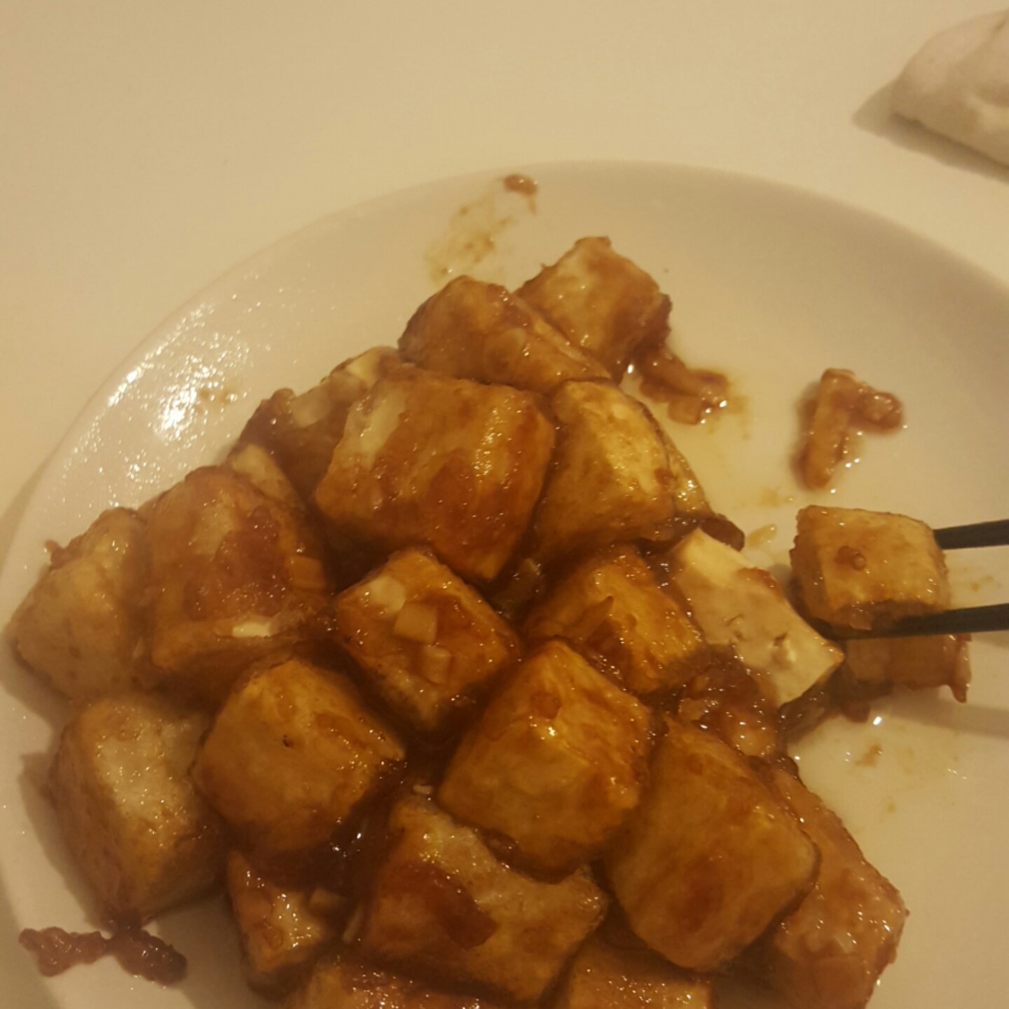 外焦里嫩好吃无比的——焦溜豆腐