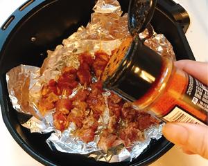 🔥孜然肉串🍢🔥鲜嫩有汁（空气炸锅 做菜超简单）烤箱也可以做的做法 步骤9