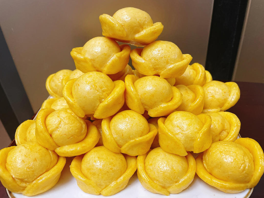 不一样的南瓜金元宝馒头