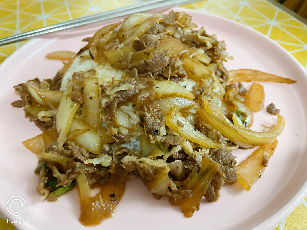 洋葱炒羊肉卷/肥牛