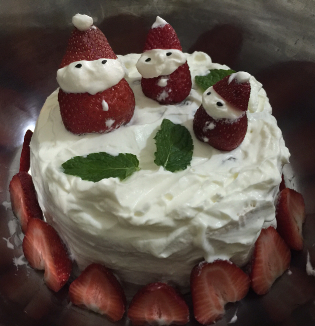 草莓裸蛋糕（6寸生日蛋糕）