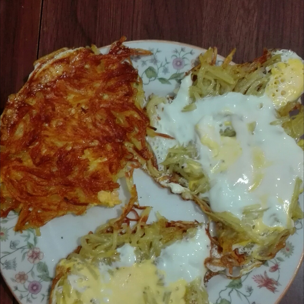 快手早餐—马铃薯火腿蛋