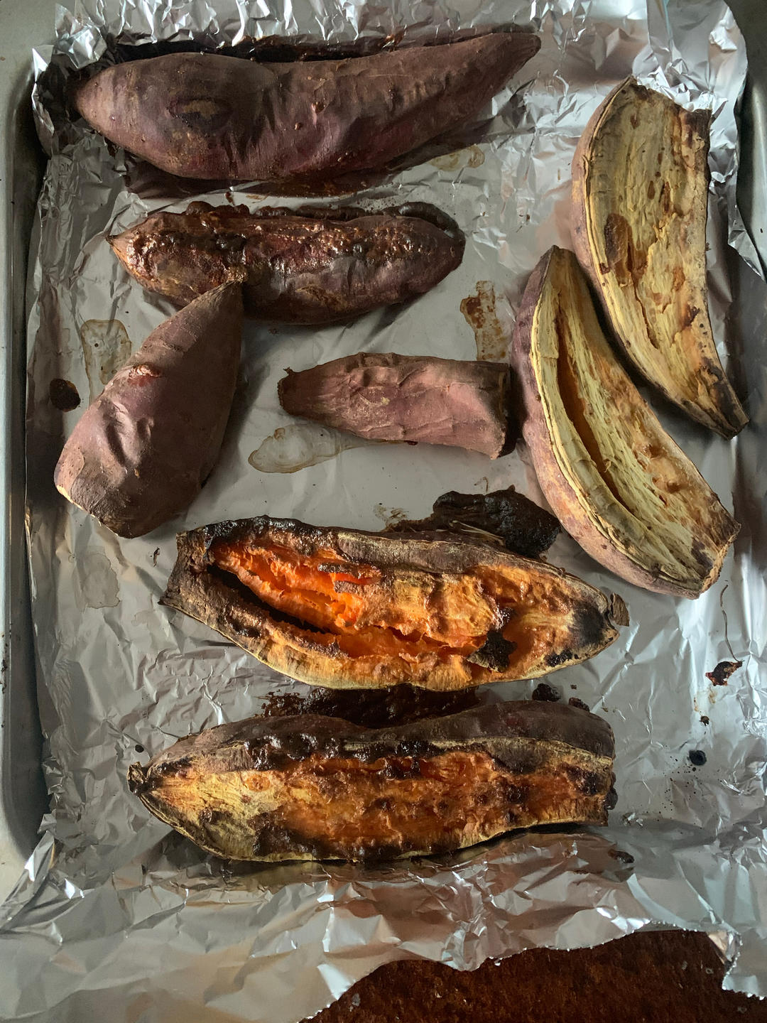 【烤箱版烤红薯】