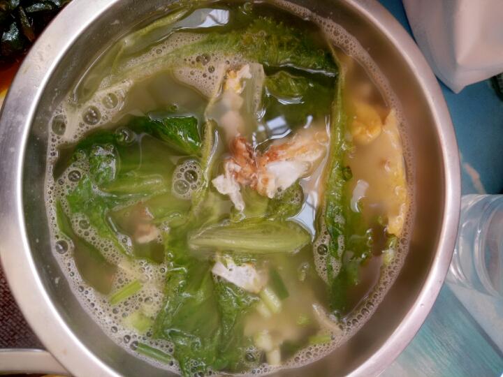 鸡蛋生菜汤