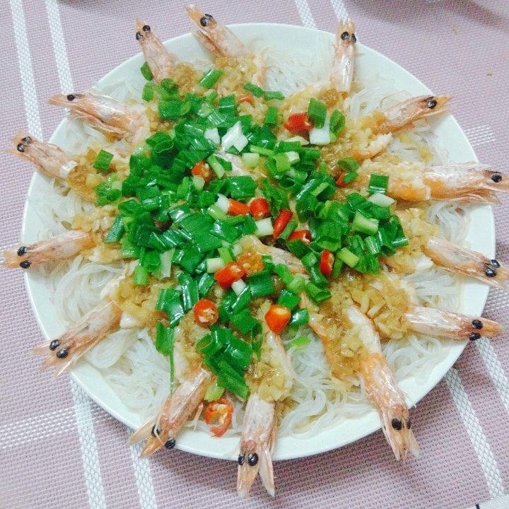 蒜蓉粉丝蒸虾