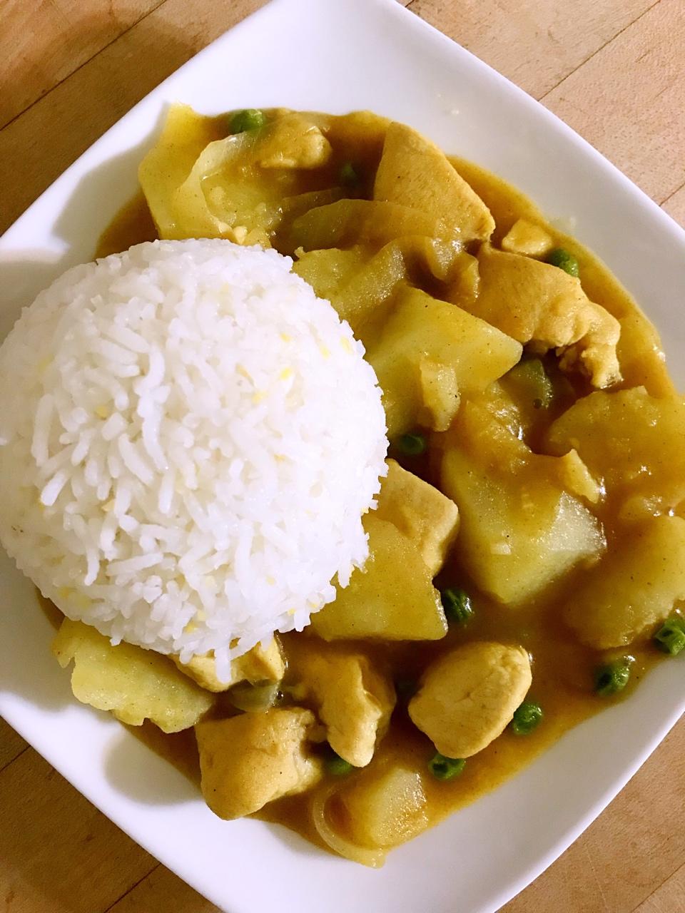 咖喱鸡饭