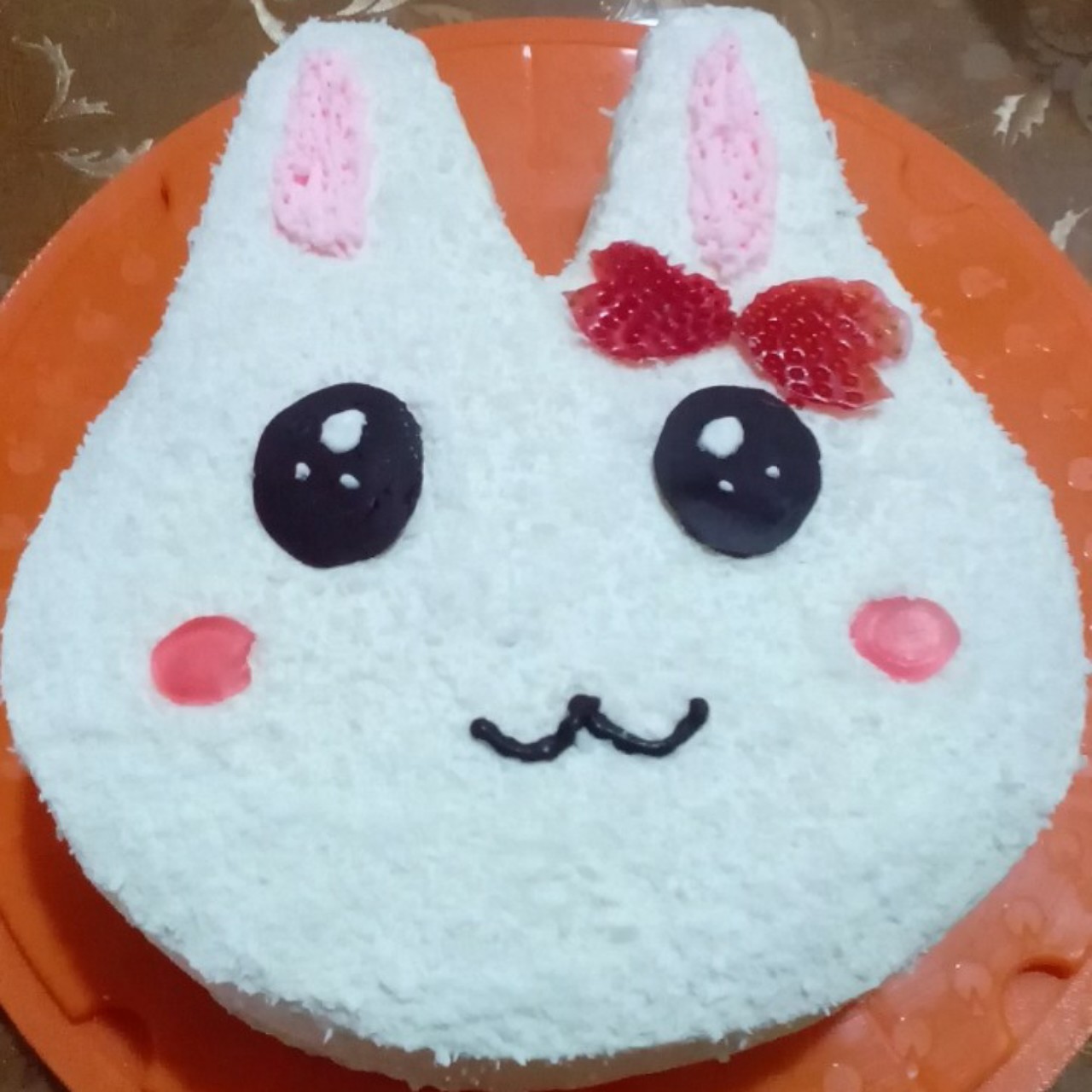 椰蓉小兔子奶油蛋糕