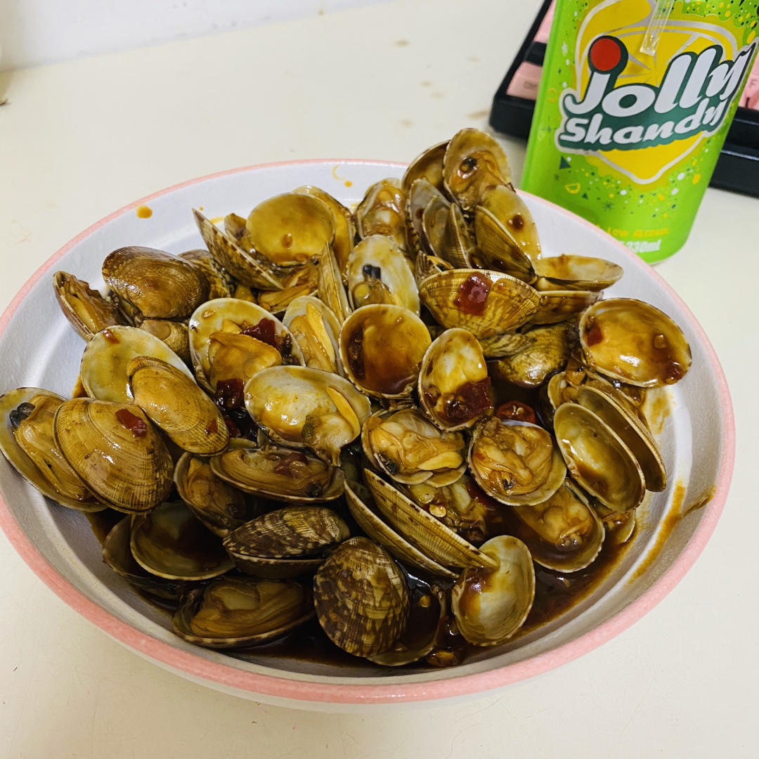 秒杀路边摊‼️巨好吃的爆炒花甲‼️辣炒花蛤