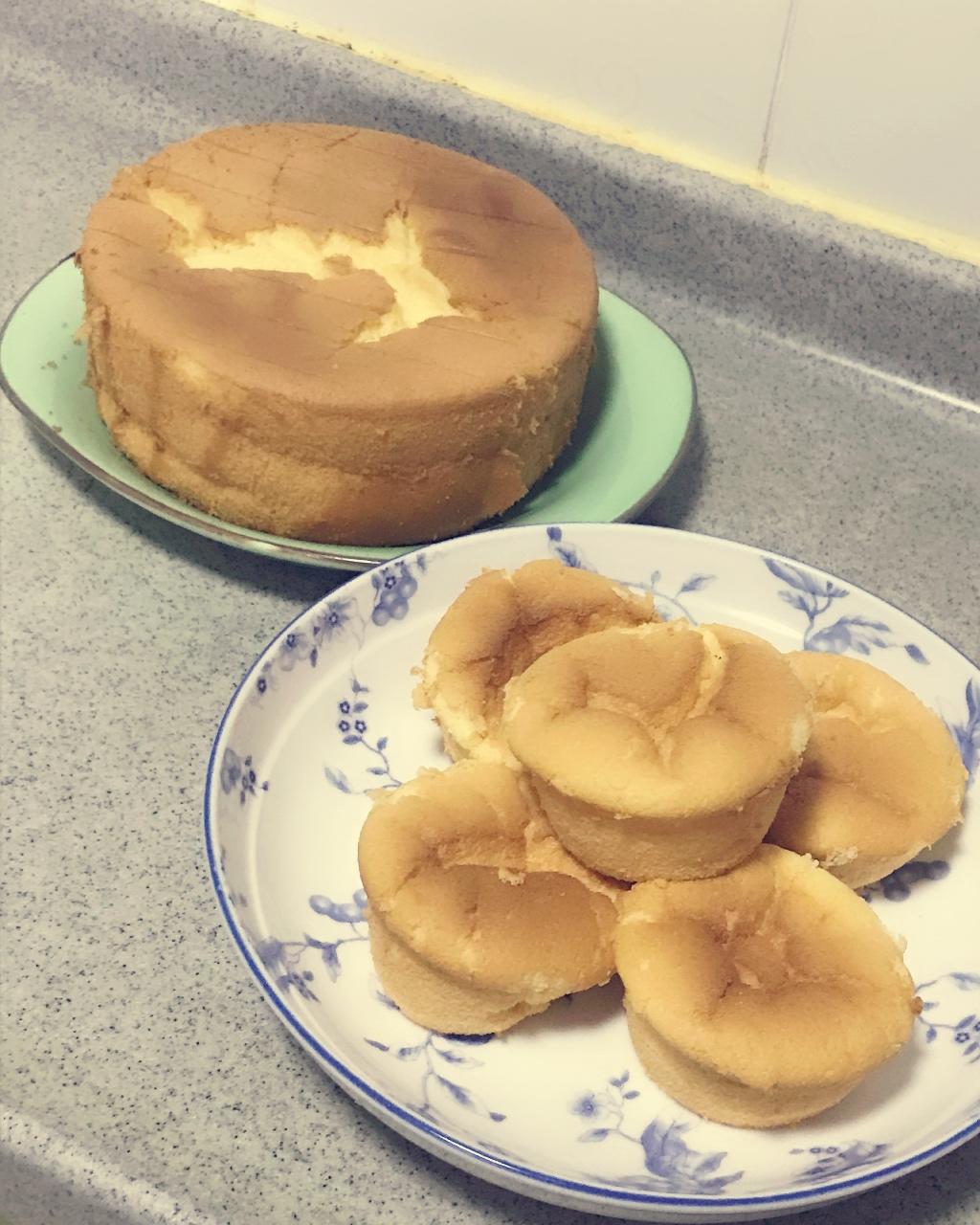 软绵绵戚风纸杯蛋糕