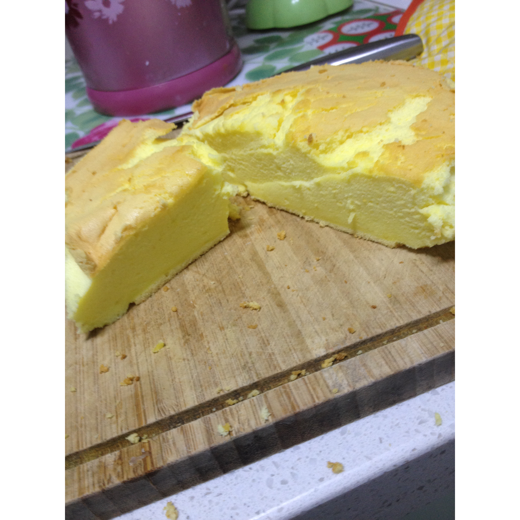 奶油蛋糕的戚风蛋糕坯（更新空气炸锅做法）