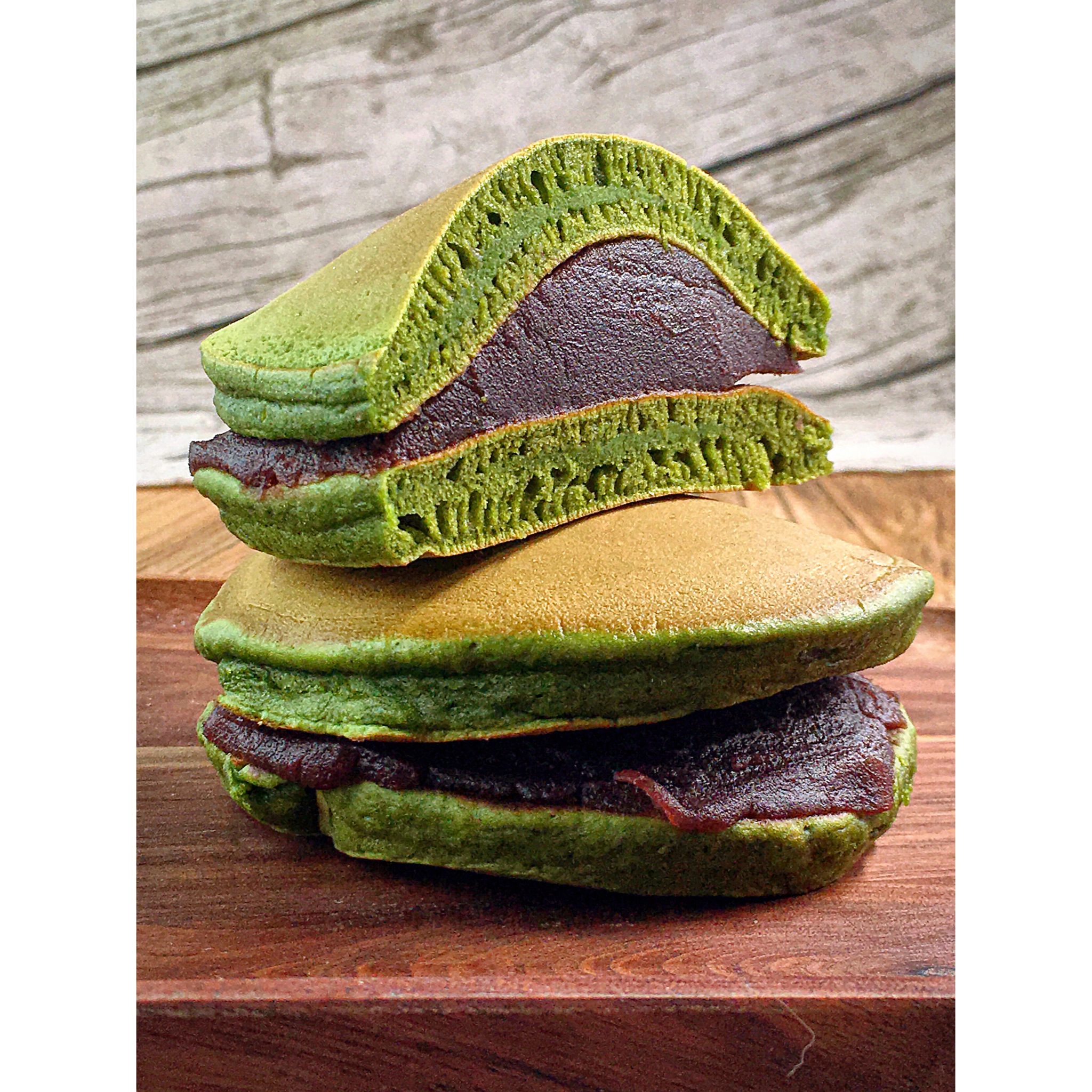 抹茶蜜豆铜锣烧