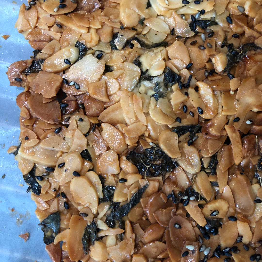 焦糖脆脆杏仁瓦片