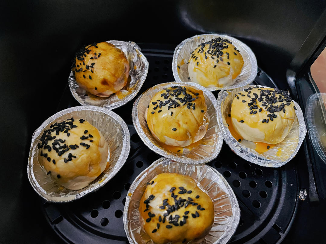 蛋黄酥（空气炸锅蛋挞皮版）