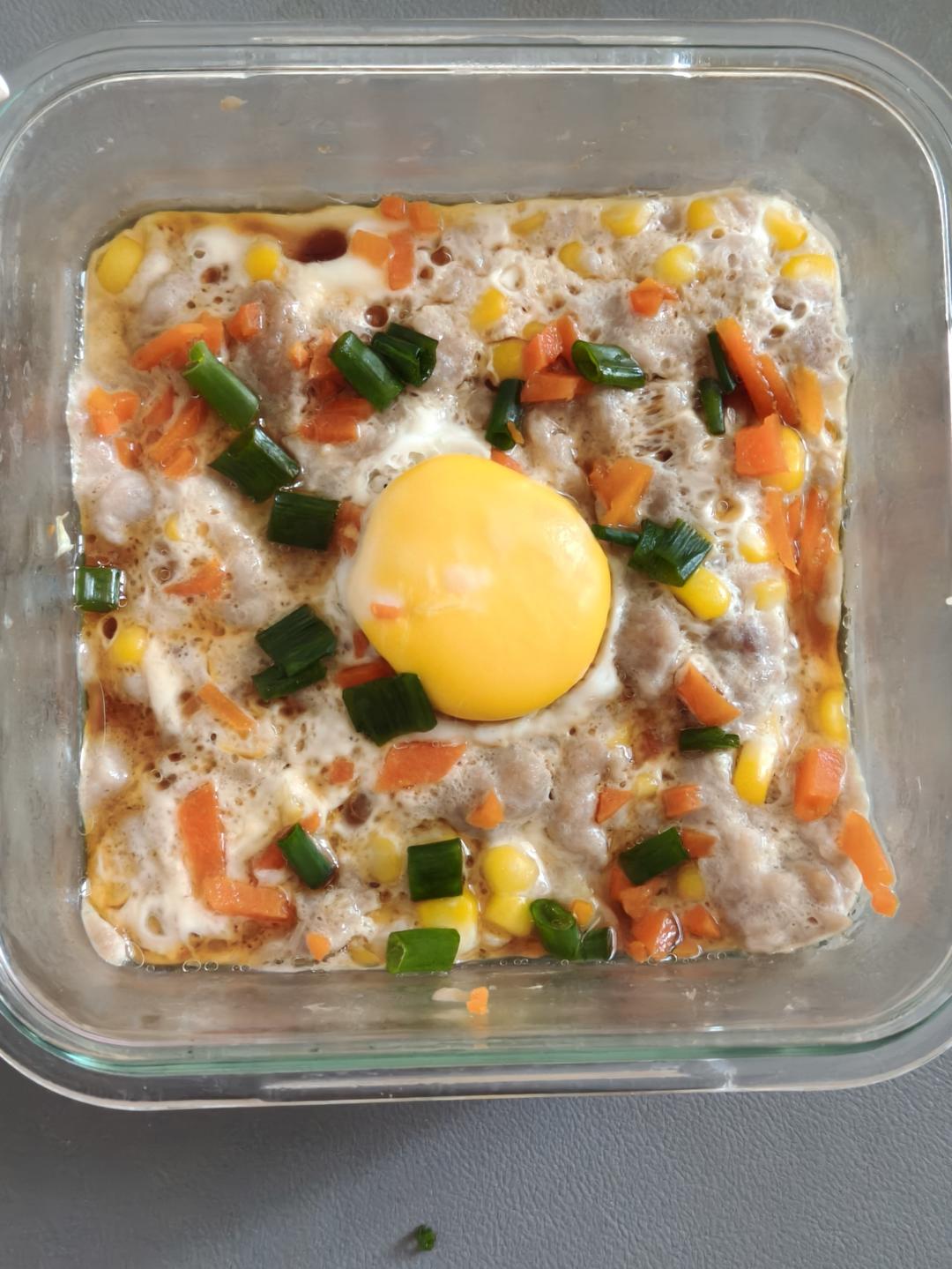 孩子爱吃的蒸肉饼