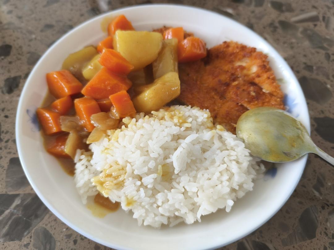 咖喱鸡排饭