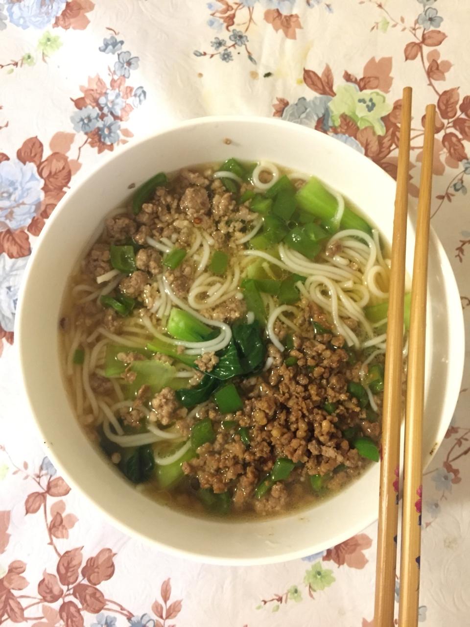 最简单的湖南早餐米粉做法