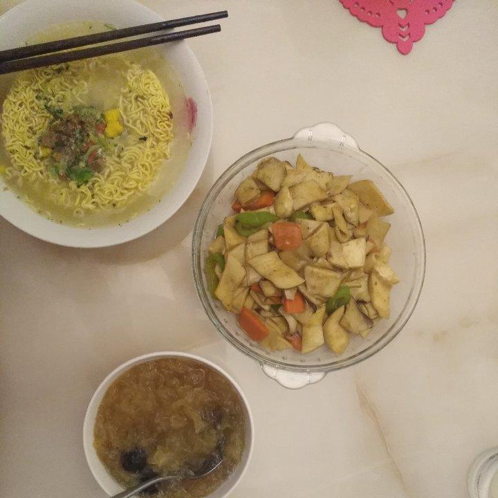 老丁的私房菜-美极杏鲍菇