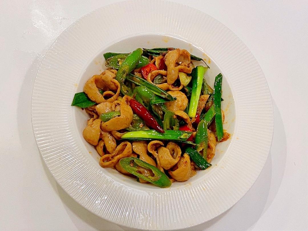 青蒜杭椒小炒肥肠【食材包操作说明】