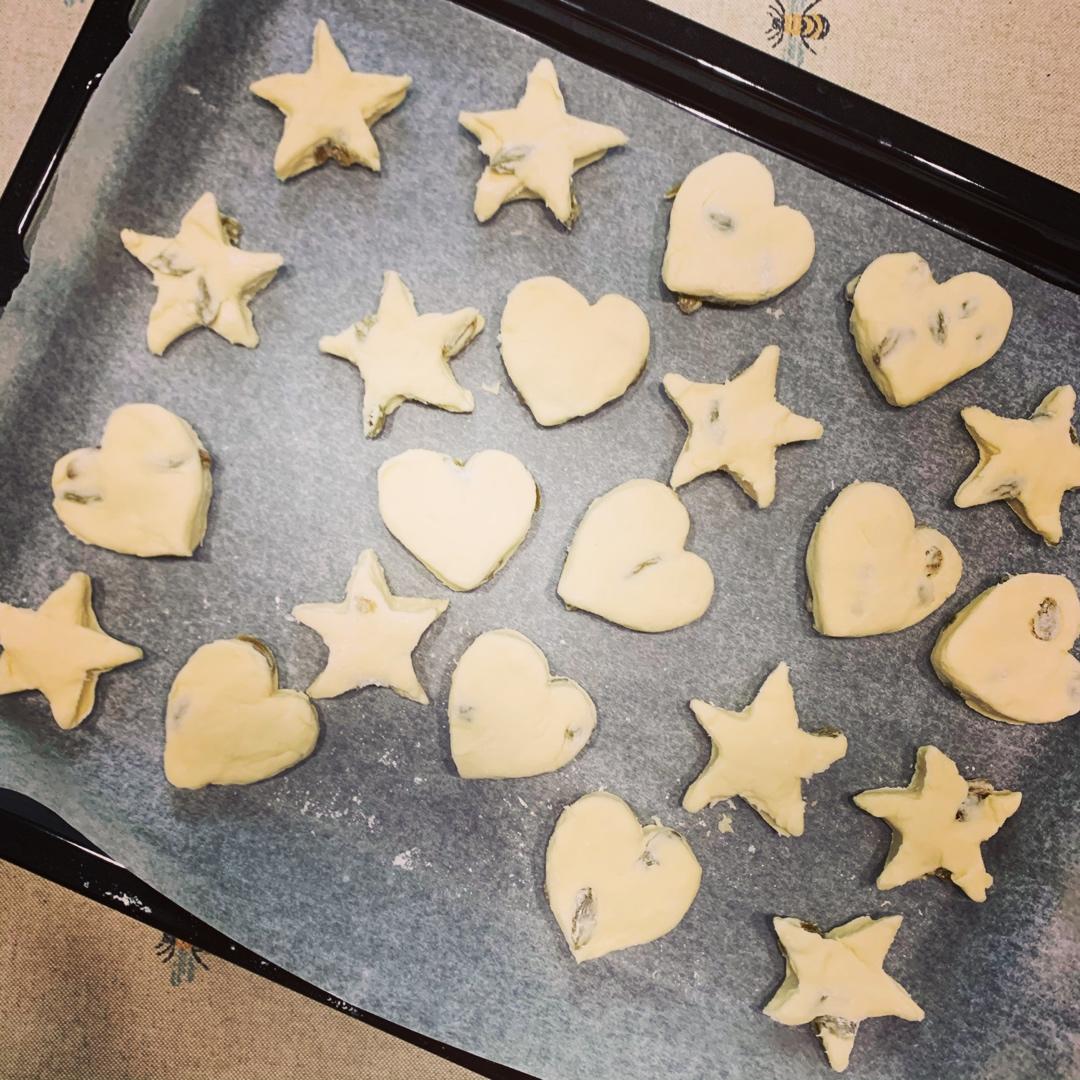 松饼口感蔓越莓司康