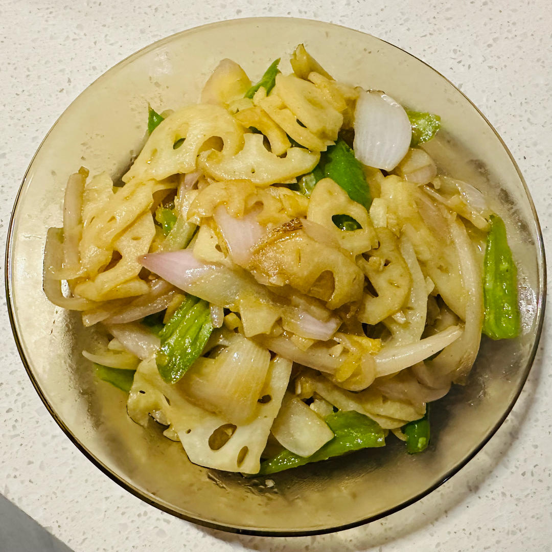 怎么炒，炒出来不发黑的香脆炒藕片