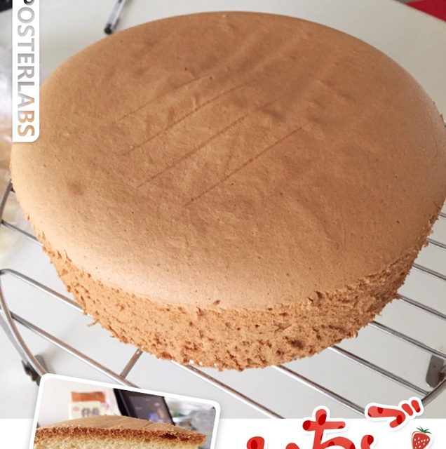 超好记八寸戚风蛋糕（后蛋法）