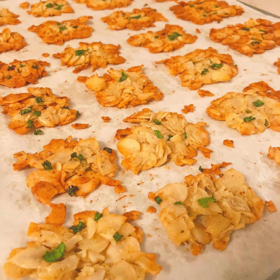 生酮酥脆杏仁瓦片