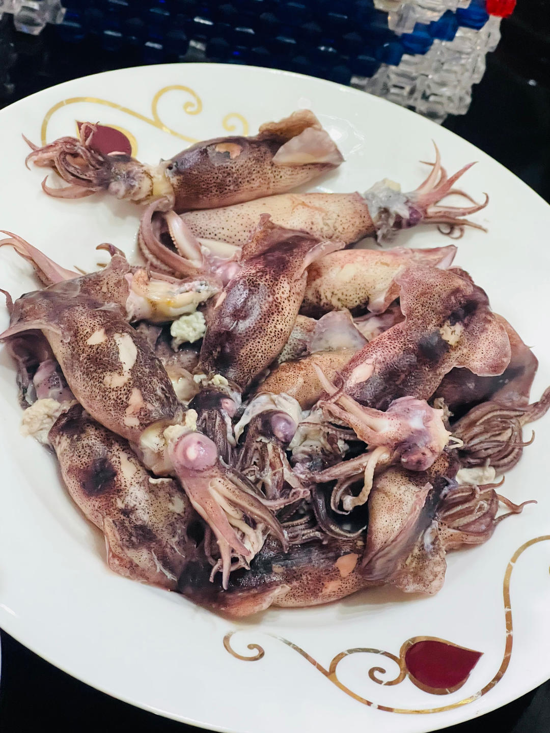 🦑《小管、小卷、海兔、小鱿鱼料理》白灼小卷 /佐芥末酱油🦑小卷不断头实验室🧪厨房小白集合喽！超快手料理✌️
