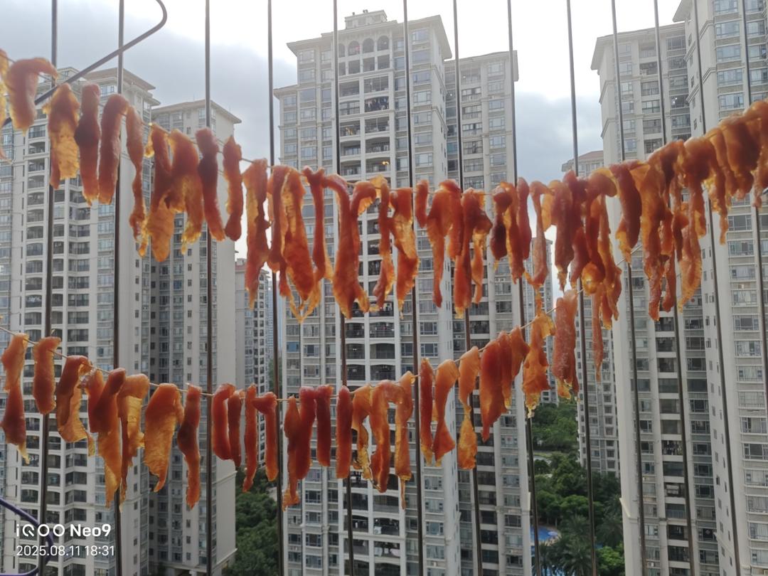 免烤箱❗️教你自制嚼劲十足的猪肉干～越吃越上瘾