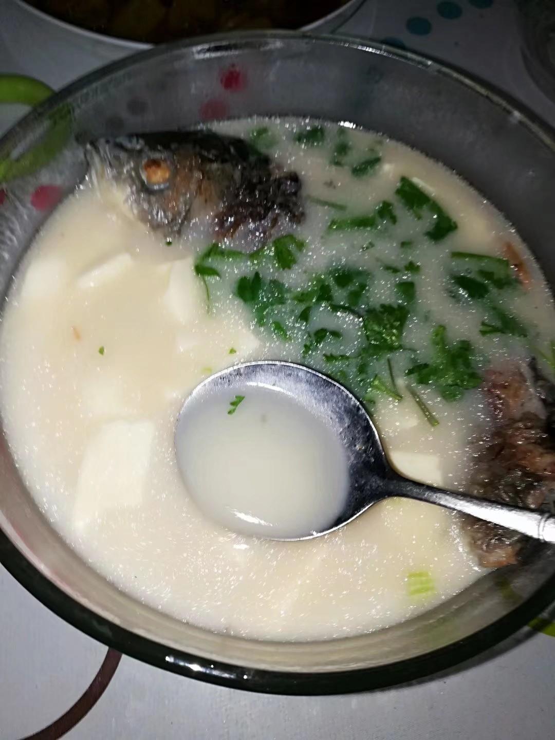 奶白鲫鱼豆腐汤