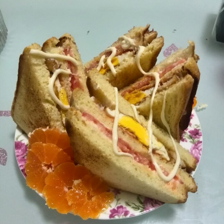 十分钟快手早餐【港式火腿西多士】