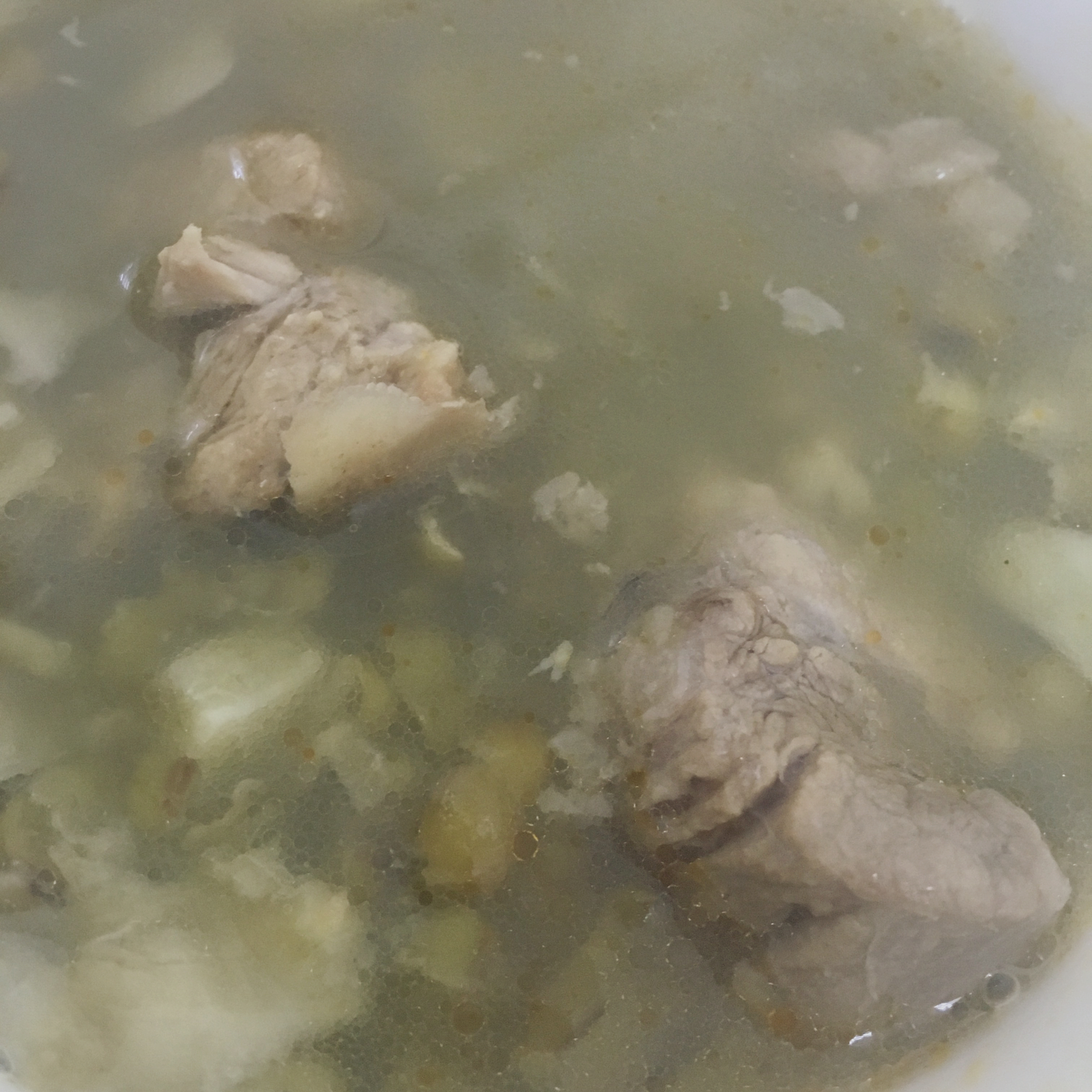 绿豆排骨汤