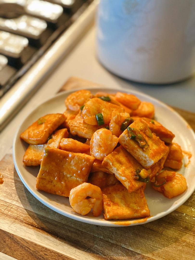 鲜虾番茄豆腐
