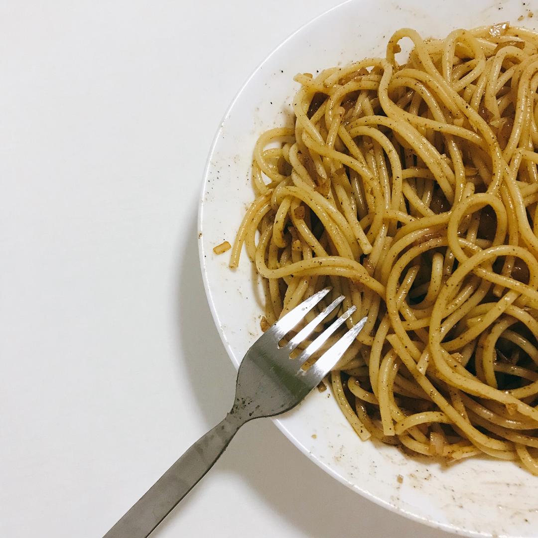 简单快手的黑椒意面