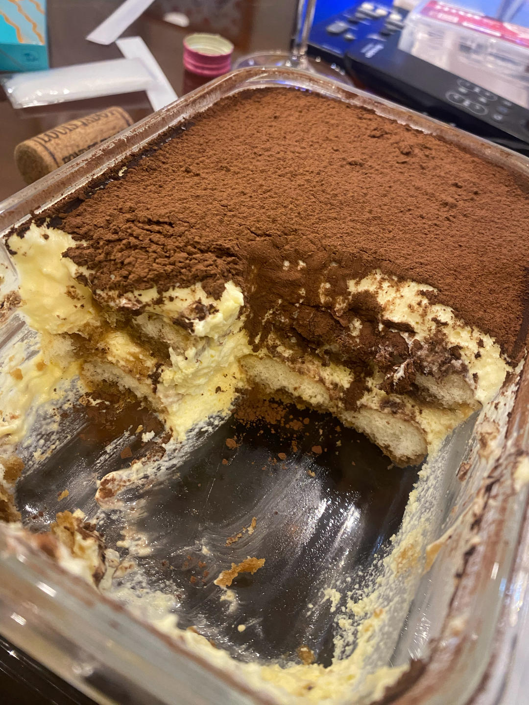 在欧洲学会的经典版提拉米苏