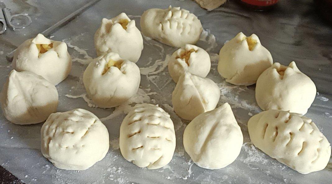 奶黄馅儿和奶黄包