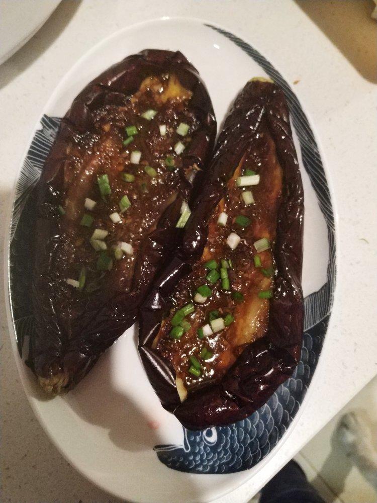 蒜香肉末烤茄子