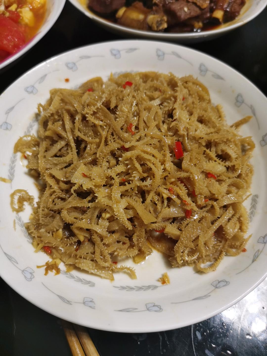 凉拌牛百叶