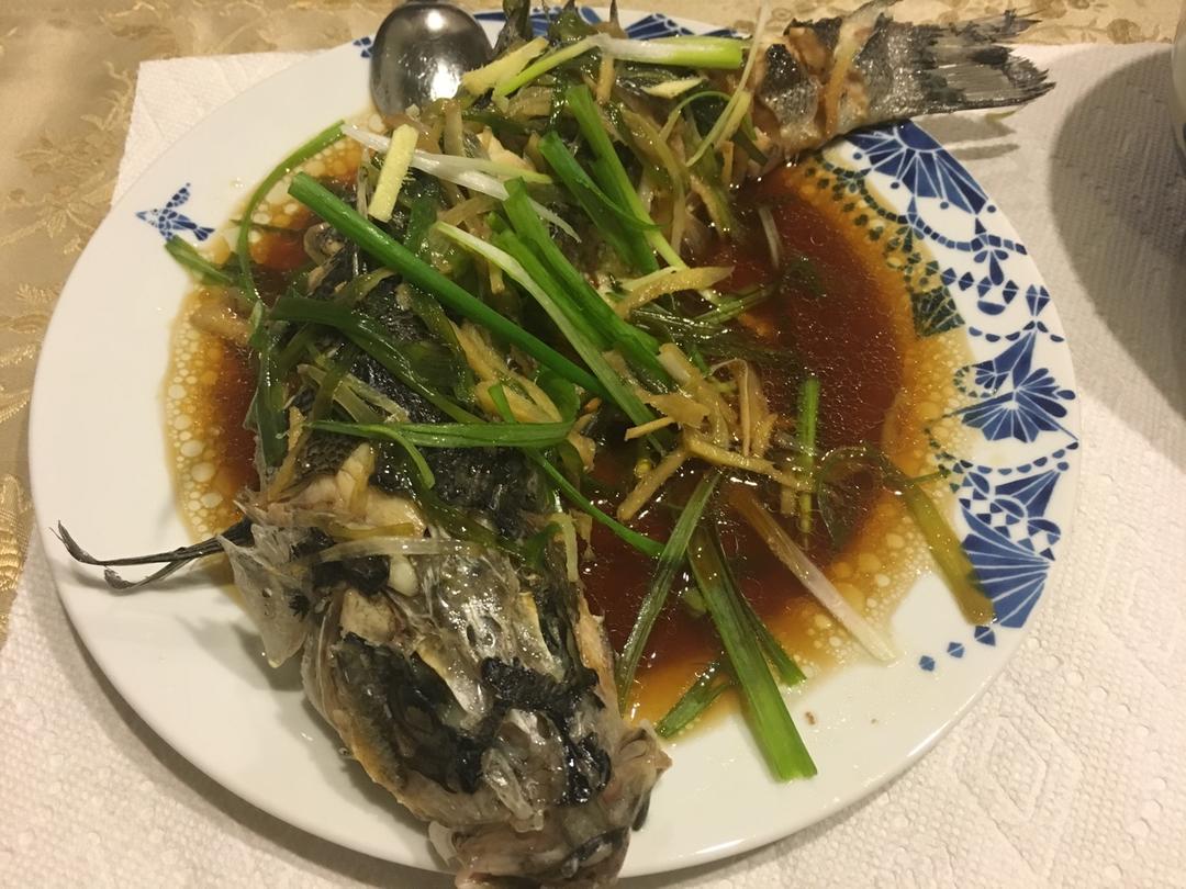 超入味清蒸鱼～清蒸鲈鱼桂花鱼（家常独创）