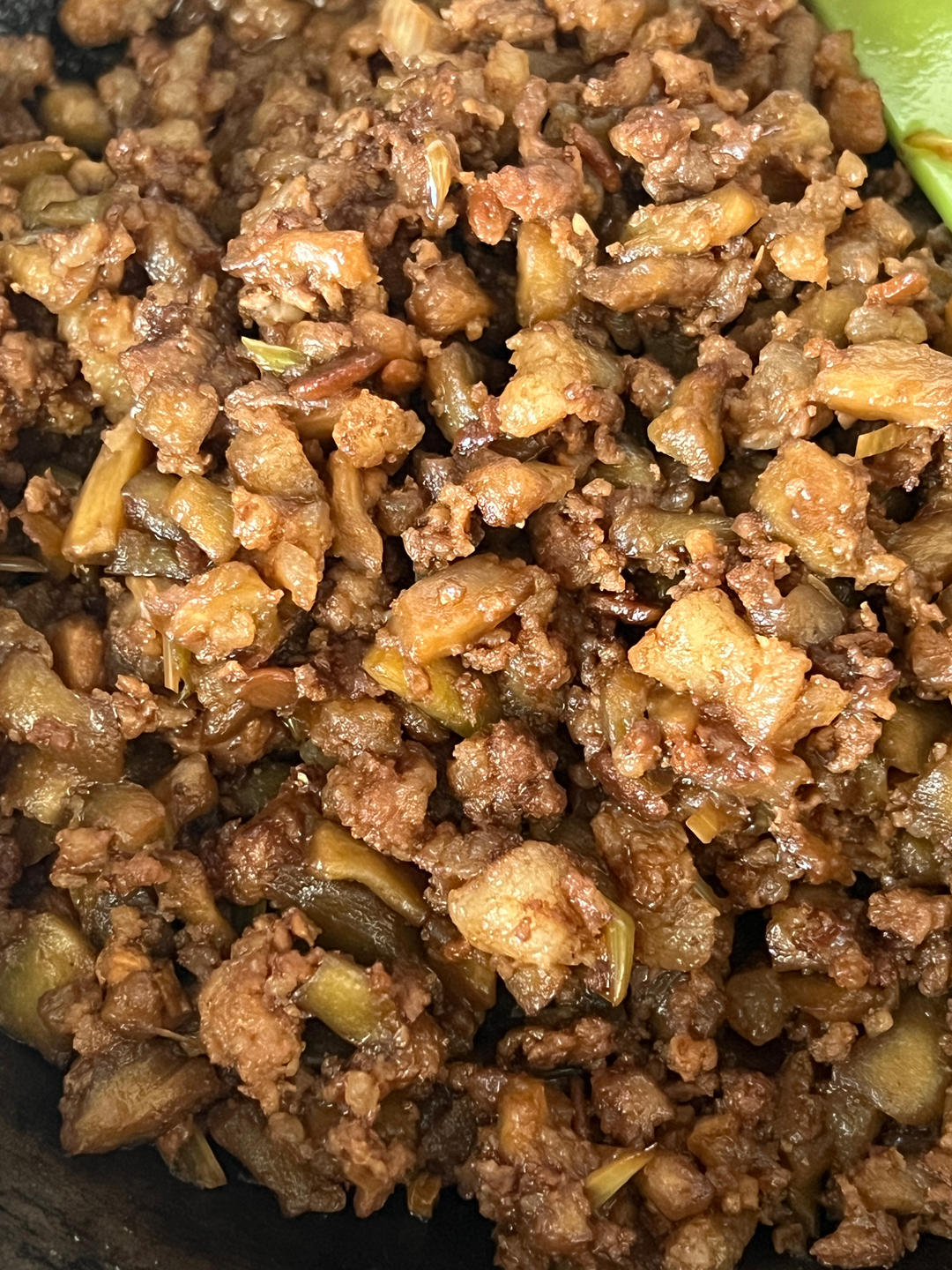 茄子酱肉包(馅料部分，包子，馅饼，水饺，蒸饺均可制作)