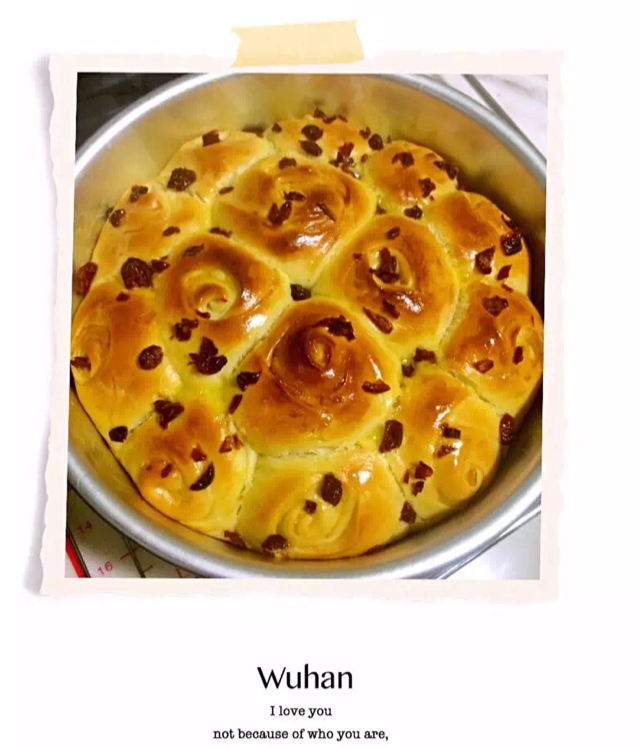 玫瑰花面包