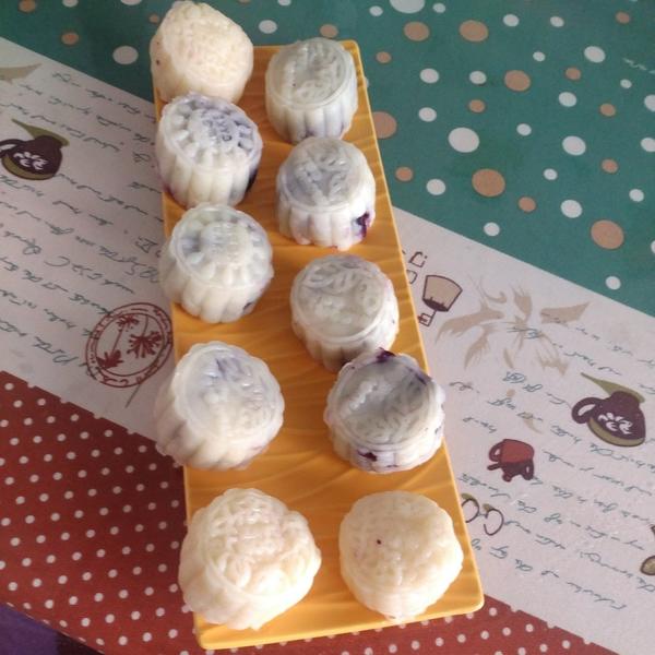 超越香港大班紫薯冰皮月饼