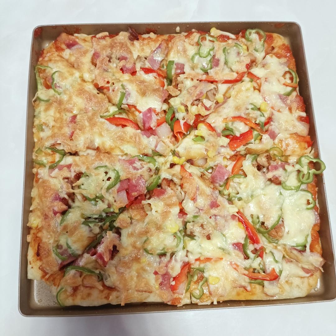 教你做意大利披萨的家庭做法，比意式古法窑烤披萨还好吃！一学就会！