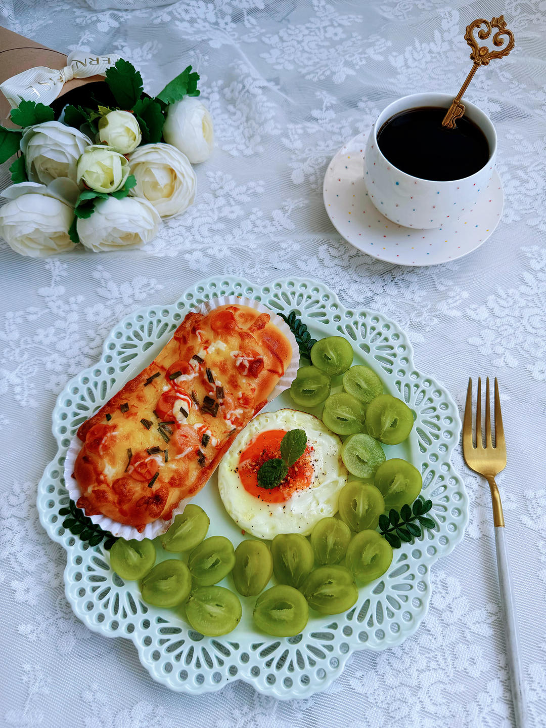 香葱火腿芝士面包｜咸香松软，一口超满足