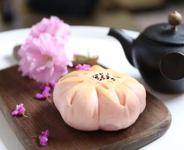 抹茶樱花面包的做法