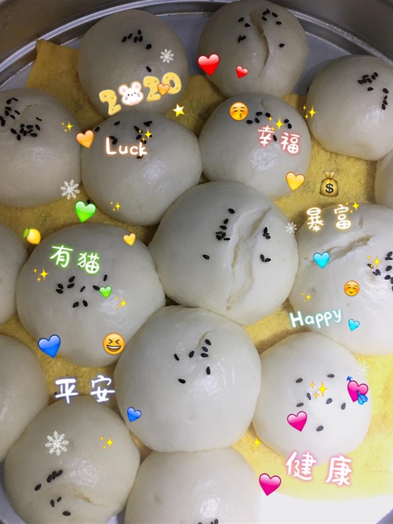 纯手工奶香馒头【无泡打粉，无添加】