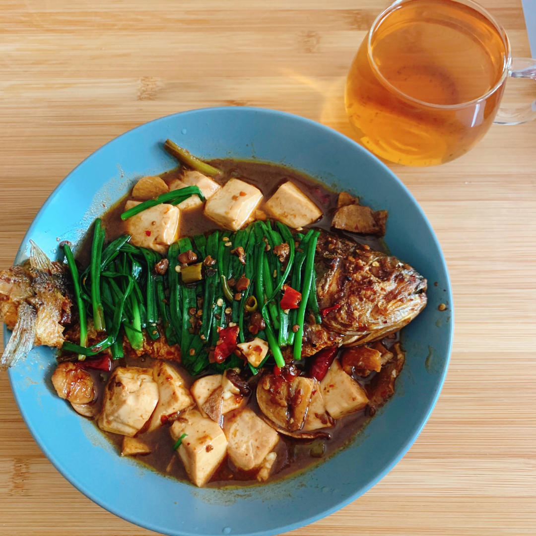 红烧黄花鱼（附煎鱼不掉皮秘籍）