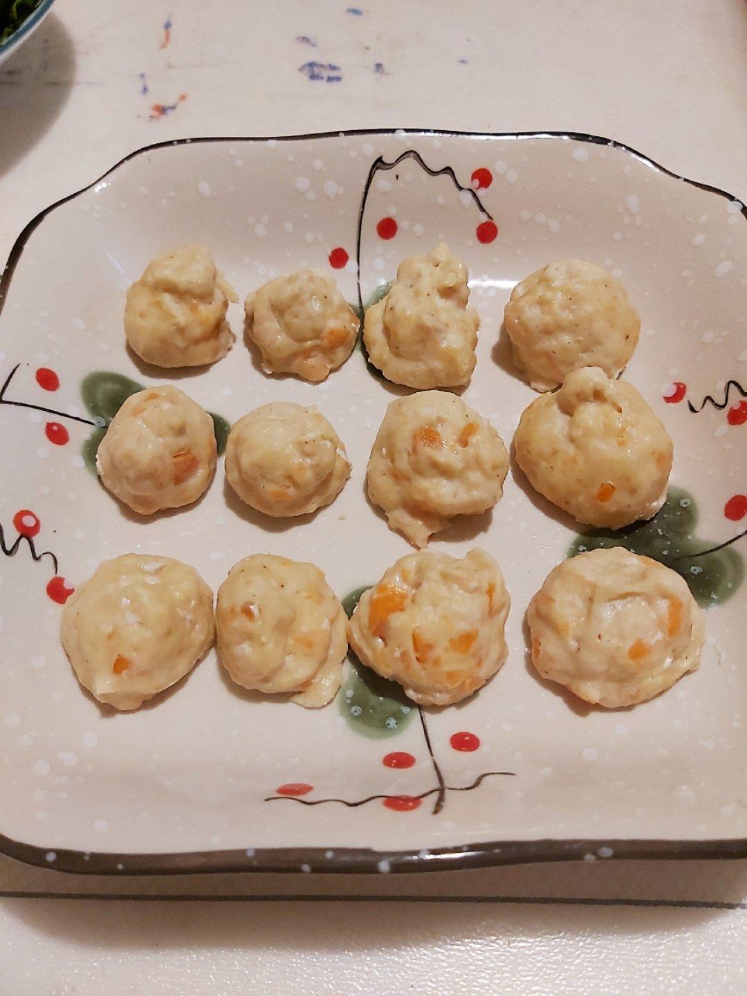 无油鲜美嫩鸡肉丸